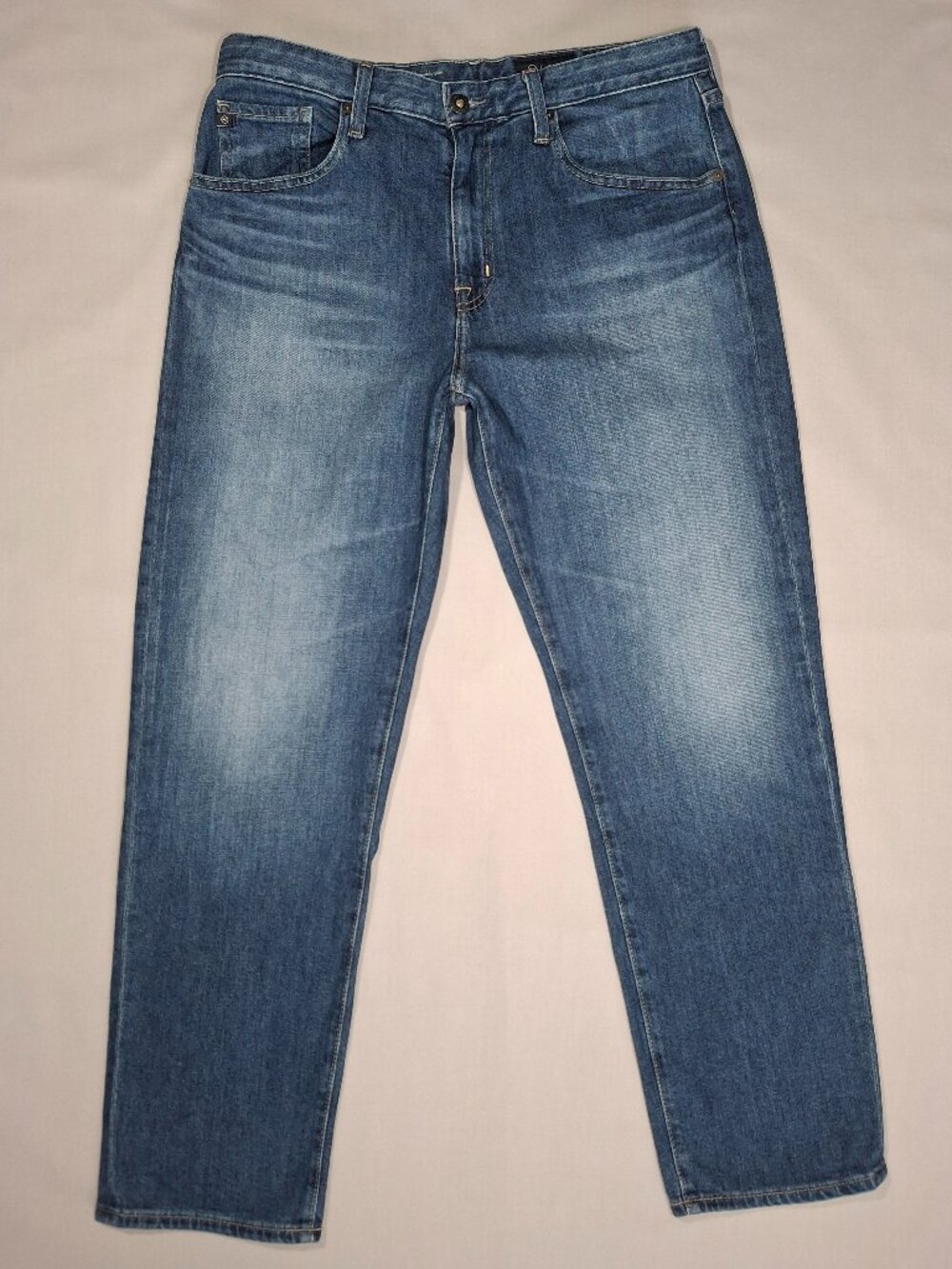 AG Jeans Ex-Boyfriend Slouchy Slim Jeans Medium Wash Japanese Fabric | Size 29 - Picture 3 of 12